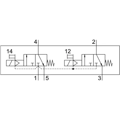 Распределитель с электромагнитным управлением Festo VUVS-LT25-T32C-MD-G14-F8-1B2