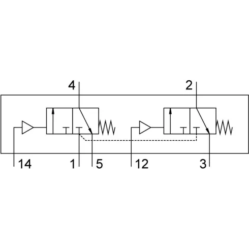 Распределитель с пневматическим управлением Festo VUWS-LT25-T32C-M-G14
