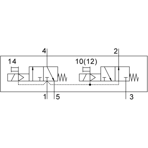 Распределитель с электромагнитным управлением Festo VUVS-LT25-T32H-MD-G14-F8