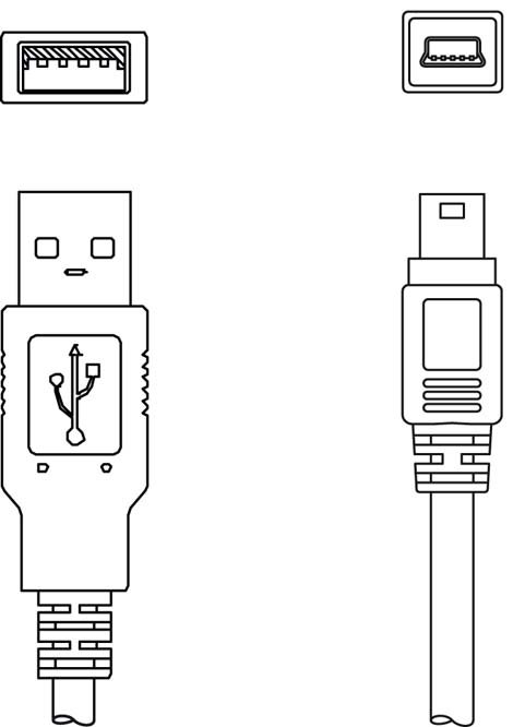 Соединительный кабель Leuze Electronic KSS US-USB2-A-mic-B-V0-018