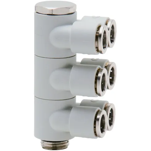 Коллектор цанговый Camozzi 7642-03-10-1/4