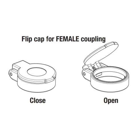 Откидная крышка пластиковая для гнезда Stucchi M A17