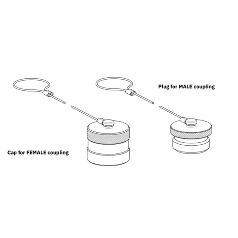 Заглушка из углеродистой стали для розетки Stucchi VP-QX17 QPQ