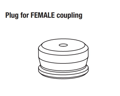 Заглушка металлическая для розетки Stucchi F IFR8