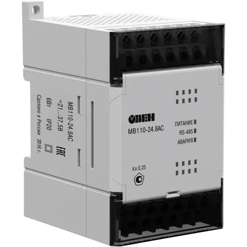 Модуль аналогового ввода с быстрыми входами ОВЕН МВ110-24.8АС