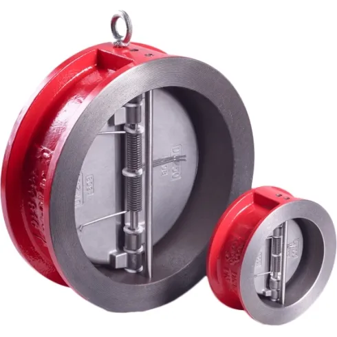 Клапан обратный двустворчатый чугунный межфланцевый Rushwork 400-040-16 Ру16 Ду40 (PN16 DN40 )