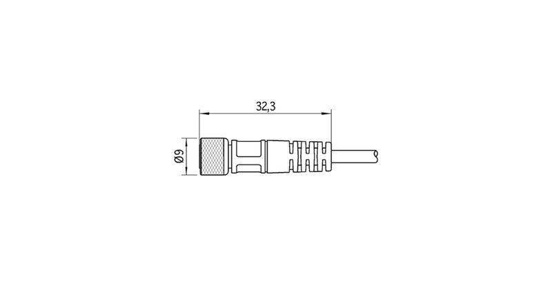 Соединительный кабель Microsonic KST3G-5/M8