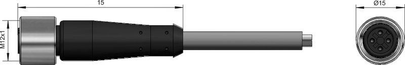 Разъем с кабелем СЕНСОР ПВ-С19-03-2