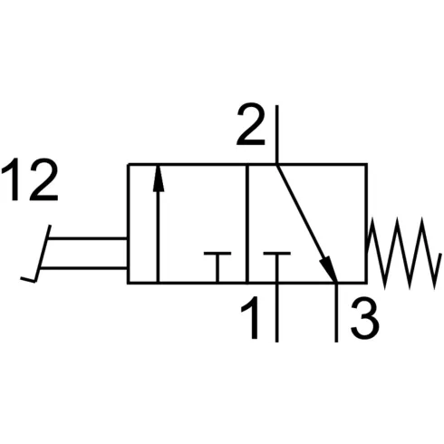 Пневмопедаль Festo F-3-1/4-B