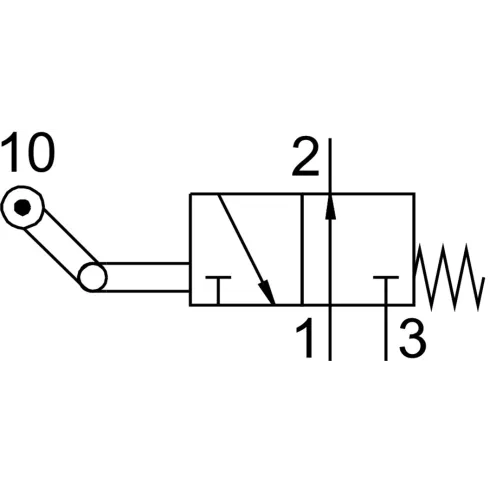 Распределитель с роликовым рычагом Festo LO-3-1/4-B