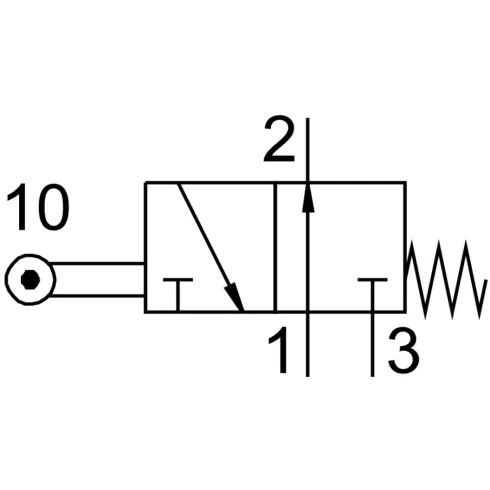 Распределитель с роликовым рычагом Festo RO-3-1/4-B