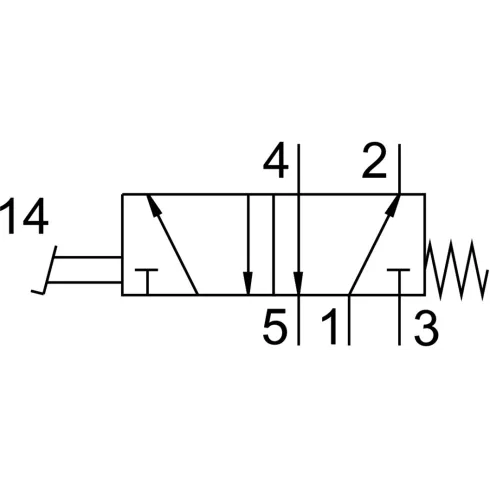Пневмопедаль Festo F-5-1/4-B