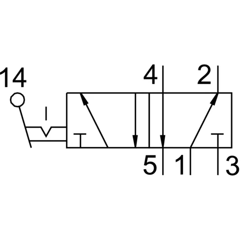 Ручной клапан Festo H-5-1/4-B