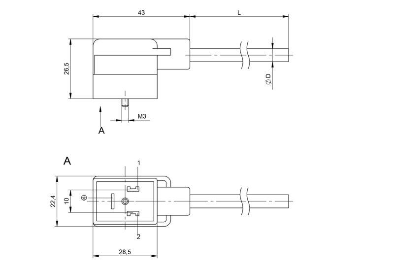 Разъем с кабелем Balluff BCC VB23-0000-10-055-PX0350-050