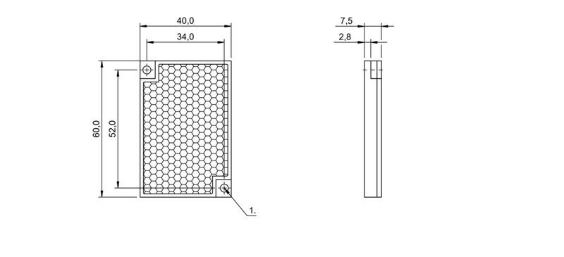 Рефлектор Balluff BOS R-34