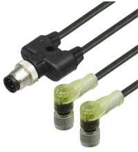 Y-образный разветвитель Pepperl Fuchs V1-W-E2-BK1M-PUR-A-T-V1-G