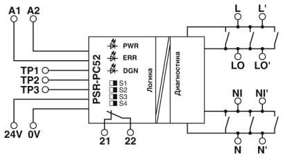 PSR-PC52-1NO-1NC-24DC-SC