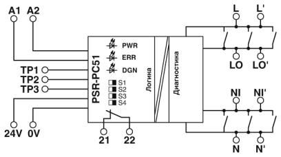 PSR-PC51-1NO-1NC-24DC-SC