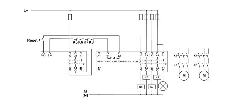 PSR-SCP-42-230UC/URM4/4NO/2NC