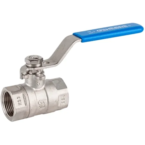 Кран шаровой двухсоставной из нержавеющей стали Genebre 2011 06 ДУ25 РУ40 (DN25 PN40)