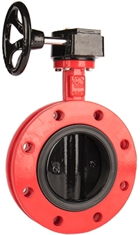 Затвор дисковый чугунный фланцевый Rushwork 216-250-16 Ру16 Ду250 (PN16 DN250)