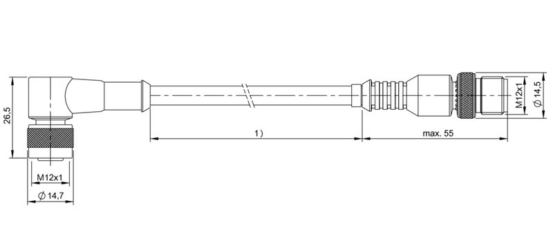 Соединительный кабель Balluff BIS Z-502-PU1-01/M