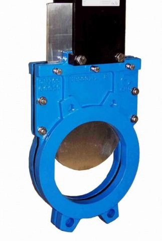 Задвижка шиберная чугунная межфланцевая с ISO-фланцем СМО UB-012-01-0065--SsM-ISO-E (PN10 DN65)