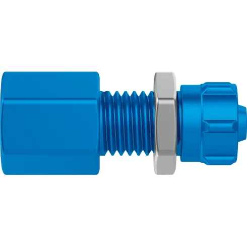 Штуцер ниппельный с накидной гайкой Festo QCK-1/4-PK-6-B