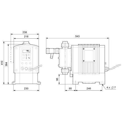 Дозировочный насос Grundfos DME 375-10 AR 95905037