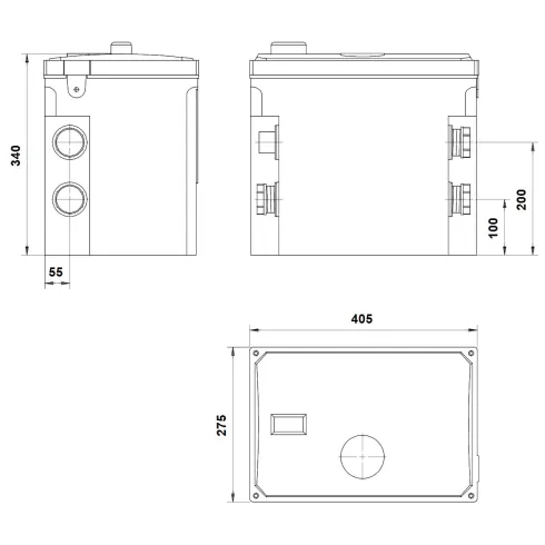 Накопительная емкость Grundfos LIFTAWAY C 96003985