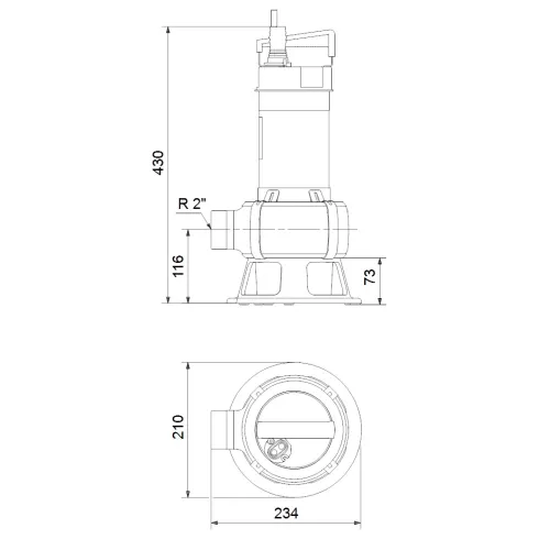 Дренажный насос Grundfos UNILIFT AP 35B.50.06.1.V 96004563