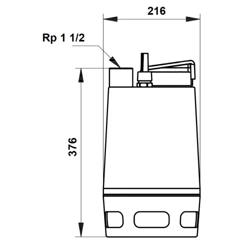 Дренажный насос Grundfos Unilift AP35.40.06.A3.V 96023875
