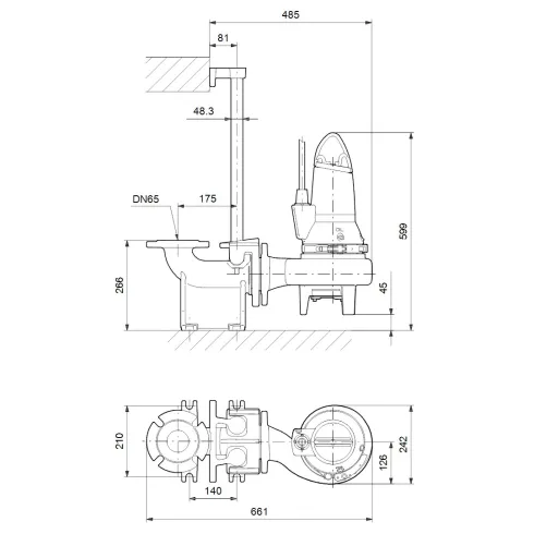 Дренажный насос Grundfos SL1.50.65.11.EX.2.1.502 96104126