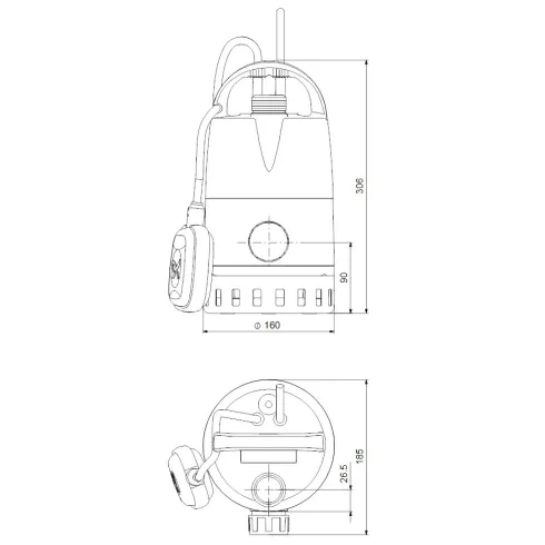 Дренажный насос Grundfos UNILIFT CC7 A1 96280968
