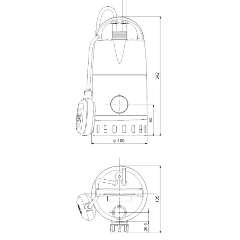 Дренажный насос Grundfos UNILIFT CC9 A1 96280970