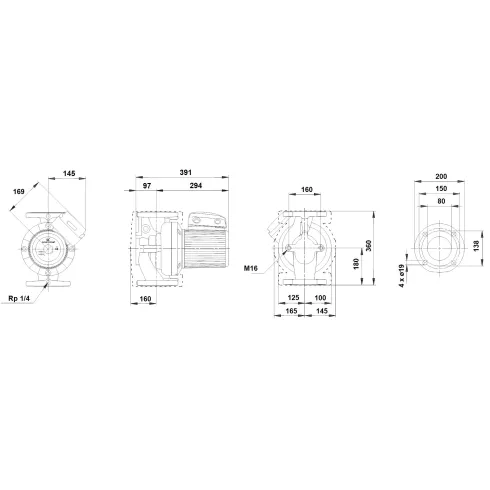 Циркуляционный насос Grundfos UPS 80-120 F 96402440