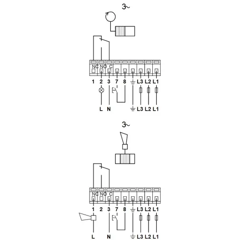 Модульное реле для одинарного насоса 200 Grundfos 3~400 В