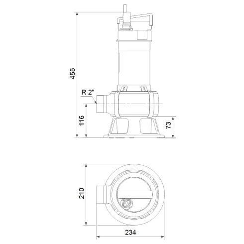 Дренажный насос Grundfos Unilift AP50B.50.15.3.V 96468196