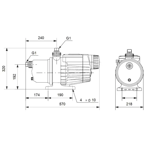 Самовсасывающая насосная установка Grundfos MQ 3-35 96515412
