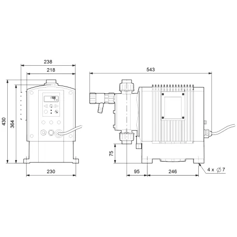 Дозировочный насос Grundfos DME 940-4 AR 96524964
