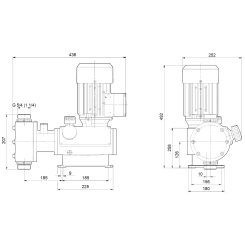 Дозировочный насос Grundfos DMH 143-10 B-PVC/V/G-X-E1B2B2 96686958