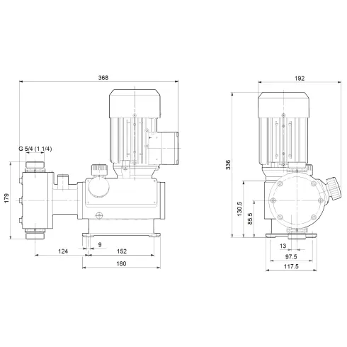 Дозировочный насос Grundfos DMH 100-10 B-PVC/V/G-X-E1B2B2 96723492