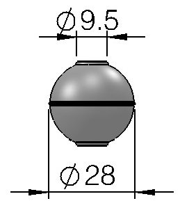 Поплавковый магнит AMT Linear Position Sensor DL28