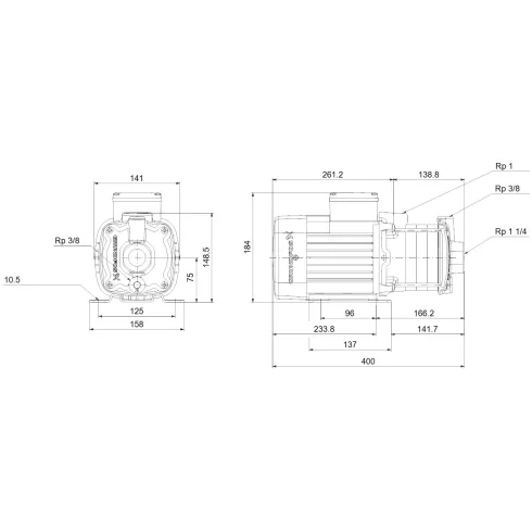 Центробежный насос Grundfos CM 5-5 A-R-A-E-AQQE F-A-A-N 96807033