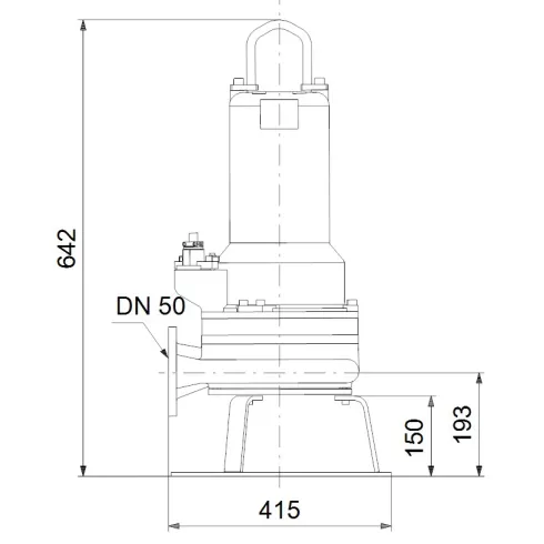 Канализационный насос Grundfos APG.50.65.3 96835728