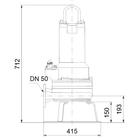 Канализационный насос Grundfos APG.50.92.3 96835731