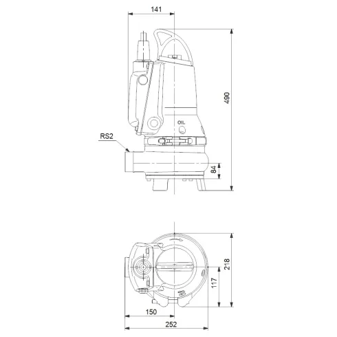 Дренажный насос autoadapt Grundfos EF30.50.06.E.EX.2.1.502 96877512