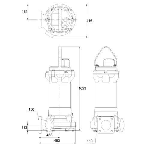 Дренажный насос Grundfos DPK.20.150.190.5.1D 96884093