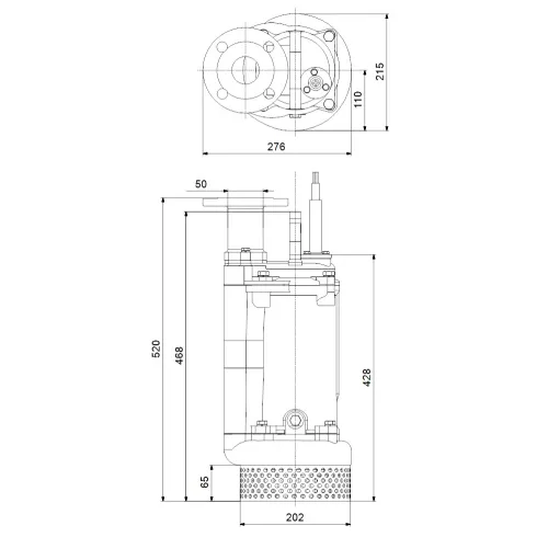 Дренажный насос Grundfos DWK.O.6.50.15.5.0D 96922641