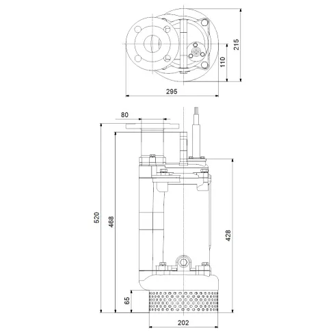 Дренажный насос Grundfos DWK.O.6.80.15.5.0D 96922643